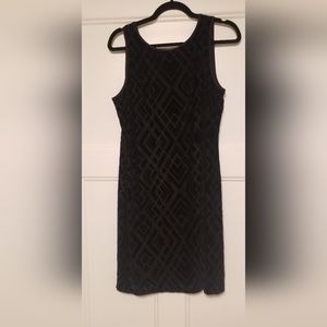 WHBM Velvet Black dress